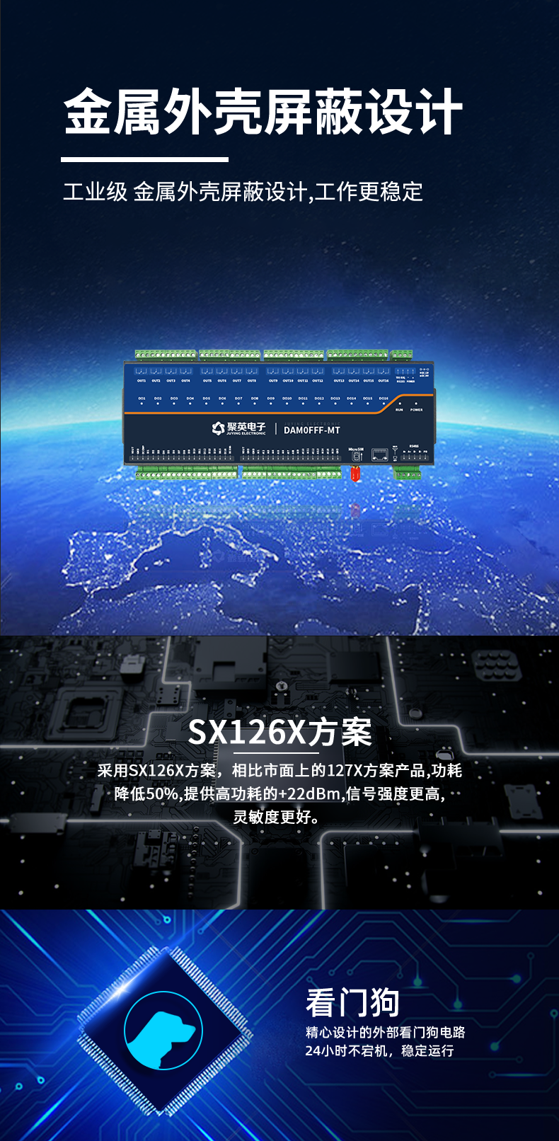 LoRa0FFF-MT LoRa無線測(cè)控模塊設(shè)計(jì)特點(diǎn)