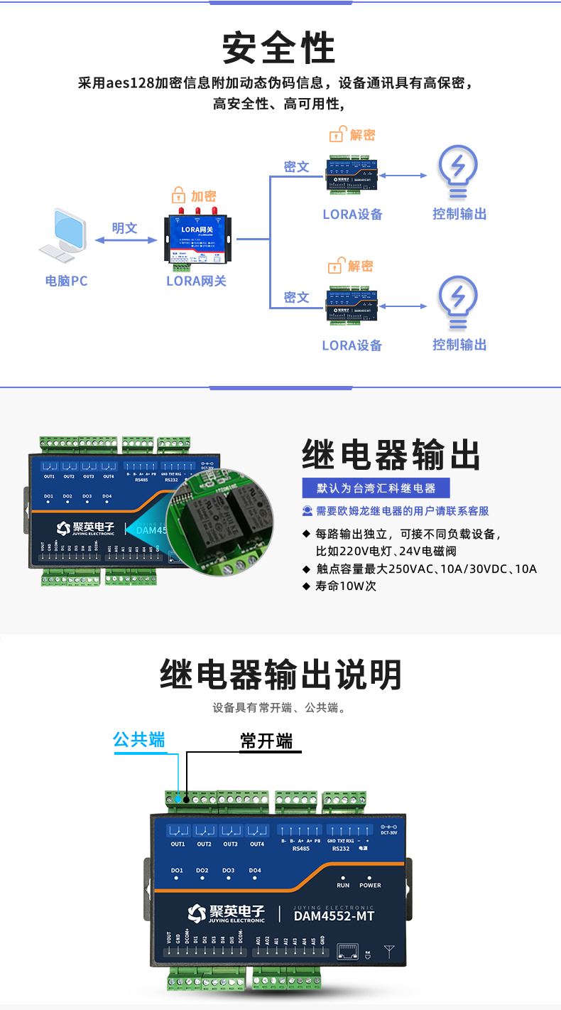LoRa4552-MT LoRa無(wú)線測(cè)控模塊安全性