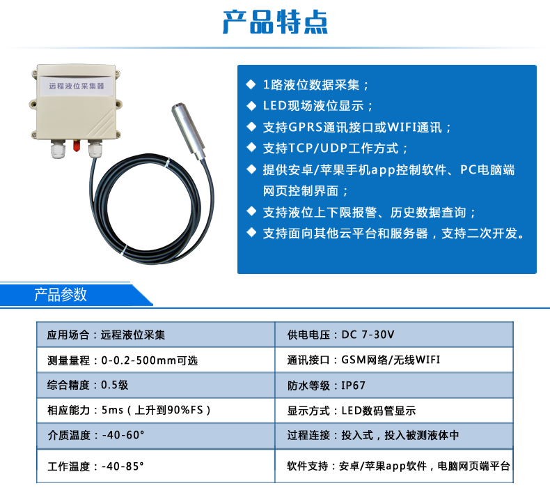 遠(yuǎn)程液位傳感器(圖8)