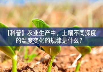 「科普」農(nóng)業(yè)生產(chǎn)中，土壤不同深度的溫度變化的規(guī)律是什么？
